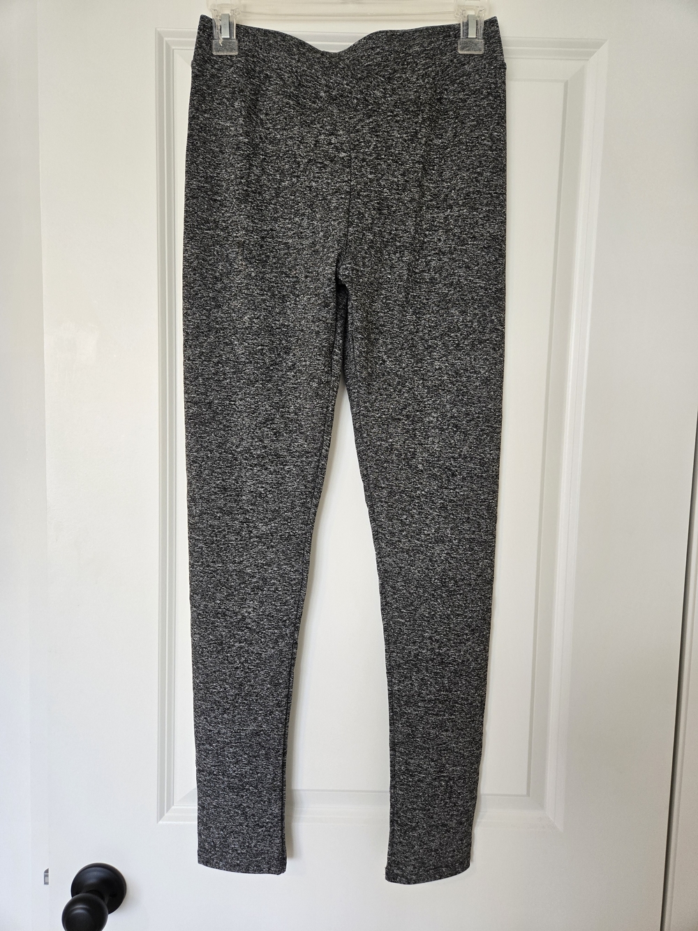Girls' Gray Marled Leggings - Comfortable Kids Bottoms